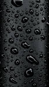 4k zedge new black water droplets