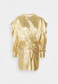 Elle est conçue en 100% coton pour une meilleure qualité et un meilleur confort. Iro Odell Robe De Soiree Gold Dore Zalando Fr