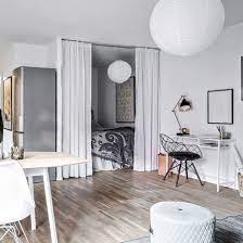 Feminine Studio Apartment By Boninterior Small Space Living Interior Small Spaces