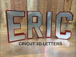 Apr 28, 2016 · typography artwork projects you can make with a cricut. Cricut 3d Letters Decorative Party Idea For Graduations Birthdays Weddings Youtube