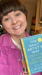 The Artist's Way by Julia Cameron A Spiritual Path to Higher Creativity  Feeling creatively stuck? Guess the answer... It's a book, y'all (imagine  that). 📖 The book outlines a 12-week program that