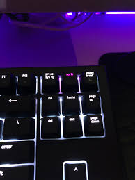 Can we change it to a different color like red or blue, if so how? Help No Matter What I Do My Scroll Lock Button Is A Different Color Then The Rest Of My Board Razer