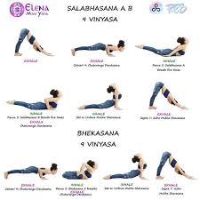 Elena Miss Yoga Episode 4 7 Ashtangavinyasawithelena Nadishodhana Secondseries Salabhasana Locust Pose Bhekasan Yoga Steps Types Of Yoga Learn Yoga