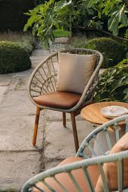 Kettal Cala Dining Chair Teak Leg Modern Outdoor Dining Simple Dining Chairs Outdoor Dining Chairs