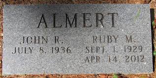 Ruby Marie Fox Froyland Almert (1929-2012)