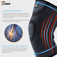 Jbm Adult Gym Knee Brace Support Compression Sleeve Patella