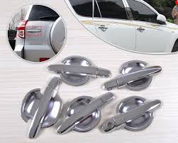 Dwcx Car Styling Abs Chrome Door Handle Cover Cup Bowl Trim For Toyota 5 Door Rav4 2006 2007 2008 2009 2010 2011 2012 With Images Auto Replacement Parts
