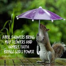 April Showers Bring May Flowers And Humble Faith Brings God S Power April Showers Bring May Flowers We Long For The Beauty And Animals Cool Pets Squirrel