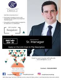 Experience in the job requisitionburlington robert half management resources client service director locationma burlington. Senior Manager Job Posting Wealth Management Management