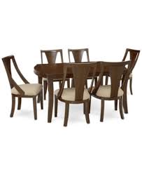 Furniture Portland Expandable Dining Furniture 7 Pc Set Dining Table 6 Side Chairs Created For Macy S Reviews Furniture Macy S Dining Table Setting Dining Furniture Dining Table