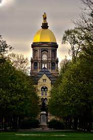 My husband proposed to me from this spot so it's really special to us. Notre Dame University Nd Wall Decal Vinyl Wall Decal Golden Etsy Notre Dame University Notre Dame Wallpaper Notre Dame Campus
