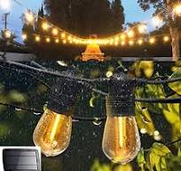Solar Powered S14 LED Bulb String Light Christmas Festoon Light for Party  Patio Home Garden Street Holiday Wedding Decoration