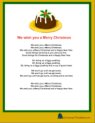 Free Printable Christmas Carols And Songs Lyrics