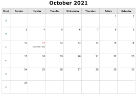 Now you do not have to worry about forgetting important days, birthdays, tasks because you can keep the calendar 2021 where ever you go. October 2021 Calendar Monthly Calendar Printable Monthly Calendar Template Calendar Printables