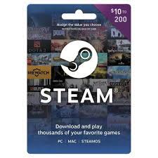 Steam e gift card gamestop. Valve Steam Wallet Card 10 Gamestop