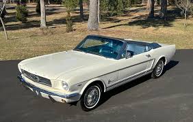Image result for Wimbledon White 1965 Mustang