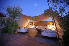 Riad 02 Marrakech Morocco With Its Convenient Moroccan Tent Terrace Design Marrakech Hotel