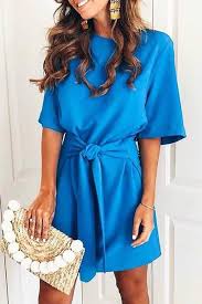 This Dress Is The Ultimate Staple Piece This Season This Mini Length Piece Is The Definition Of Chic And Features Short Sl Casual Dress Fashion Casual Dresses