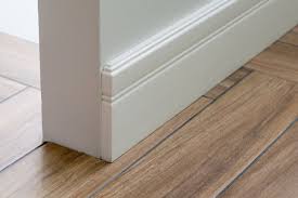 If you have chosen not to remove or undercut skirting boards, then using engineered wood floor beading is a clever way to finish off your project. Van Dyke S Restorers On Twitter Add The Finishing Touch To Any Room With Beautiful Baseboards Available In Wood Or Urethane Baseboard Or Trim Molding Installs With Simple Glue Or Finishing Nails And