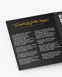 Download Brochure Mockup In Stationery Mockups On Yellow Images Object Mockups PSD Mockup Templates