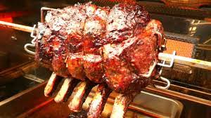 Prime Rib Roast - How To Roast A Prime Rib On The Rotisserie - Youtube