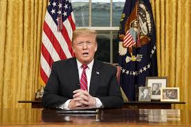 In direct address the president's given and surname are not used. Trump Declares A Growing Humanitarian And Security Crisis On The Border In Address To The Nation