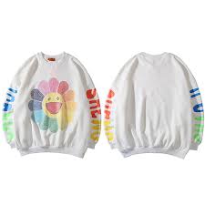 Baby girls fleece hoodies warm hooded sweatshirt fall winter outwear for toddler infant babies. Rainbow Flower Hoodie Tiny Spark