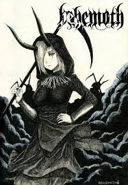 Behemoth The Satanist Fanart By Alnos Black Metal Art Behemoth Satanist