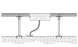 Raised Floor Construction Smart Building Architecture Details Flooring