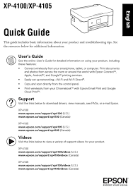 You may withdraw your consent or view our privacy policy at any time. Epson Xp 4105 Quick Manual Pdf Download Manualslib