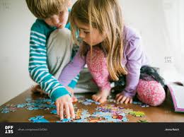 Apr 04, 2016 · as kids grow, they acquire new skills that need to be practiced. Children Putting A Jigsaw Puzzle Together Stock Photo Offset