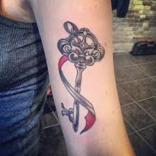 Skeleton Key Tattoo By Dave Hanger 18 London Ontario Skeleton Key Tattoo Body Tattoos Key Tattoo