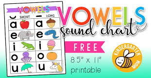 Free Vowel Charts Worksheets Printables