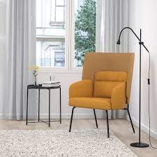 We first introduced this chair in the 1950's. Bingsta High Back Armchair Vissle Dark Yellow Kabusa Dark Yellow Ikea