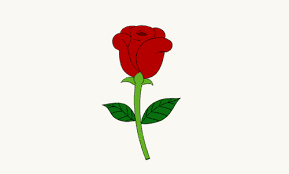 Add the stem below the petals. 50 Easy Ways To Draw A Rose Learn How To Draw A Rose