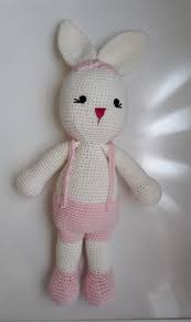 Amigurumi Pembe Sortlu Tavsan Yapimi Amigurumi Pembe Battaniye Tig