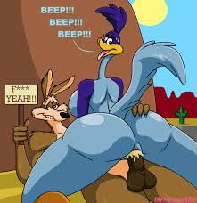 Post 1626254: Looney_Tunes Road_Runner Rule_63 Thehyenassbe Wile_E._Coyote