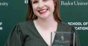 Slocum graduate honored by Baylor University