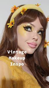 Golden Vintage Makeup Inspo