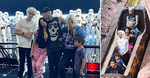 Over the weekend, travis reportedly brought his. Kourtney Kardashian Travis Barker Celebrate Fourth Of July At Disneyland Photos