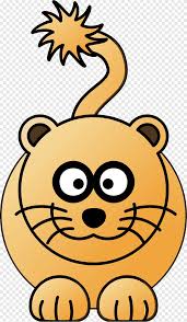 Cartoon Zeichnung Lowe Lowenkopf Tiere Animation Png Pngegg