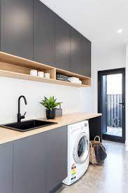 Classy Laundry Room Update Showing Off Minimalist Modern Interior Designs Shairoom Com Laundry Room Design Modern Laundry Rooms Laundry Design
