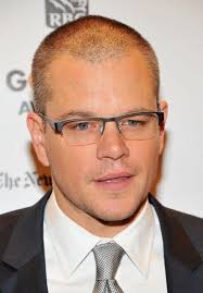 Matt Damon wearing Bevel Chin Chin eyeglasses
