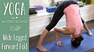Standing Wide Legged Forward Fold Prasarita Padottanasana Yoga With Adriene Youtube