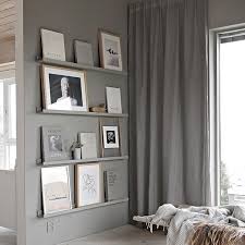 It S A Grey Kind Of Day Bookwall Artwall Curtains Livingroom Stylizimohouse Greywalls Home Decor Home Ikea Photo Ledge