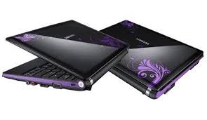 This mini laptop costs me $150. Samsung Nc10 La Fleur Mini Laptop Black Art Top Closed Side Open Dandy Gadget Computers Dandy Gadget Mini Laptop Laptop Dandy