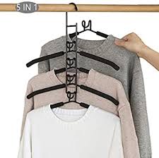 Product title wonder hanger max closet storage organizer for clothes hangers, pack of 10, steel grey, as seen on tv average rating: Amazon De Hangers Hangers Clothing Wardrobe Storage Home Kitchen