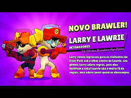 INCRÍVEL!! GANHEI O NOVO BRAWLER LARRY DE GRAÇA NO BRAWL STARS!!