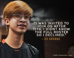 23savage declined to join OG after...