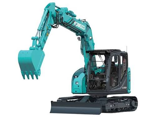 Kobelco SK75SR-7 Offset Boom Excavator